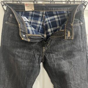 Levi's Men's Dark Gray Straight Jeans